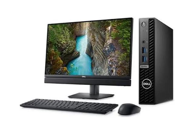 Computadora de escritorio Dell con monitor, teclado y mouse